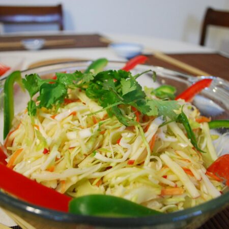 Alpha's Cabbage, Carrot, Celery, Apple Coleslaw with Plum Sauce