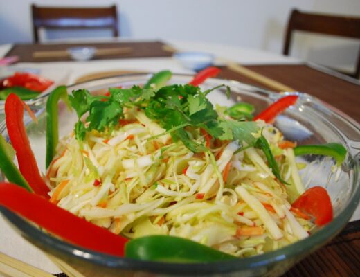 Alpha's Cabbage, Carrot, Celery, Apple Coleslaw with Plum Sauce