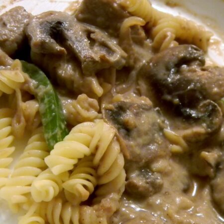 Mom's Beef Stroganoff