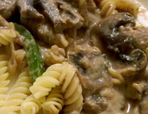 Mom's Beef Stroganoff